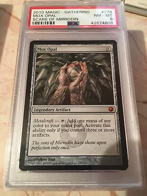 PSA 8 Mox Opal - Artifact Scars Of Mirrodin Mtg Magic Mythic Rare NM-Mint • $145