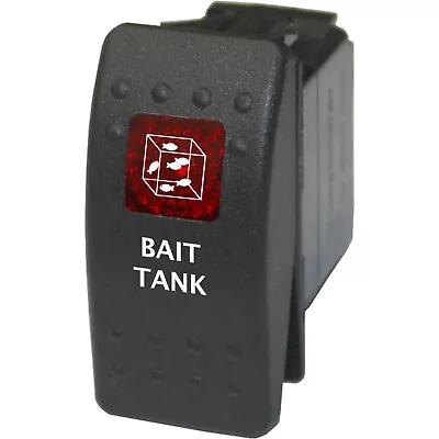 $14 • Buy BAIT TANK 736 Rocker Switch Red 12V Angling Fishing Aerator Pump