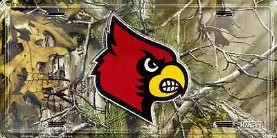 Louisville Car Truck Tag Camo License Plate Cardinals Metal Sign University Of  • $11.97