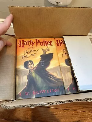 Rare Harry Potter Deathly Hallows First Edition Books (10) With Shipping Box • $100