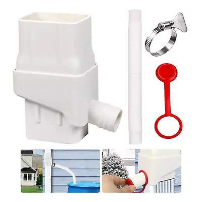 Rainwater Collection System For Downspouts With Hose Rain Diverter • £15.26