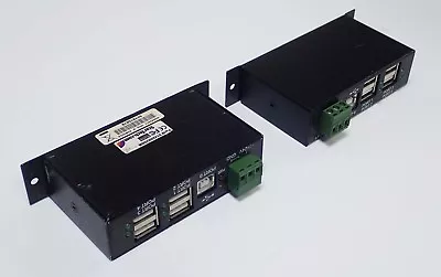 Lot Of 2 Startech St4200usbm Mountable 4 Port Industrial Usb Hub • $54.87