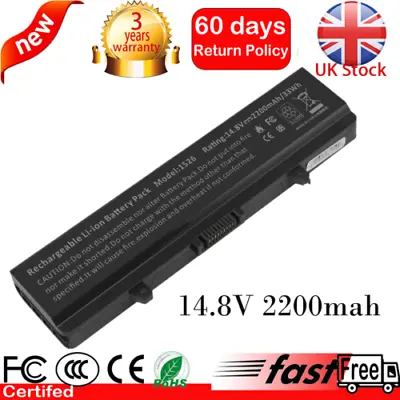 £14.49 • Buy Laptop Battery For Dell Inspiron 1525 1526 1440 1545 1546 1750 GW240 M911G 6Cell
