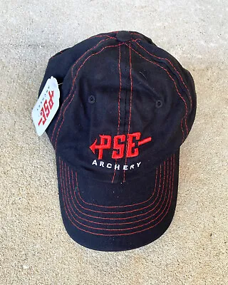 PSE Archery Logo Hat Cap Black & Red Adult Adjustable • $8.95