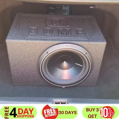 QPower QBOMB12VL Single 12  Vented Ported Car Subwoofer Sub Box Enclosure QBOMB • $82.99