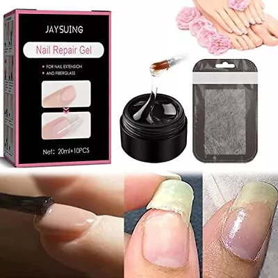 Nail Glue Instant Cracked Nail Repair Gel Nail Treatment Repair Gel Nail Kit.. • £8.41