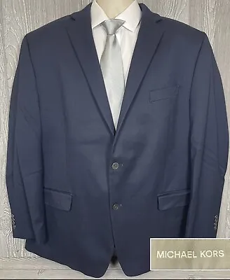 Michael Kors Mens Navy Blazer Metal Button Sz 48R (t10) • $50