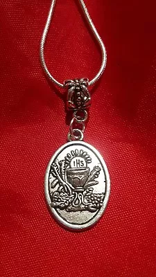 £6.50 • Buy Beautiful Sterling Silver 16 Necklace With First Holy Communion Medal  Gift Box