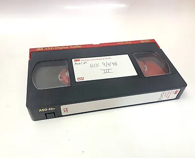 3M  ADAT  ASD 40+ Min. 8 Track Digital Tape(Used Previously Recorded) READ DESC • $9.10