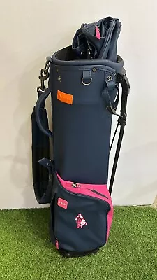 Stitch Gray 2 Way Divider Golf Bag - Stand • $175