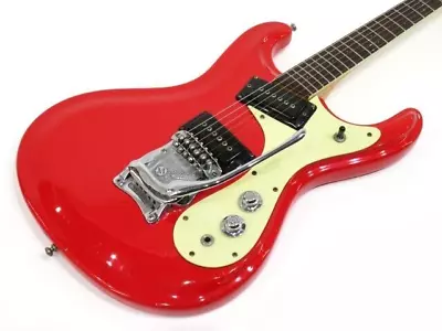 1966 Vintage Electric Guitar Mosrite The Ventures Model Mark I Strawberry Red • $3900