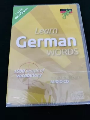 Learn German Words - Listen & Learn ( 2 X Audio CDs & Booklet ) - New & Sealed  • £1.99