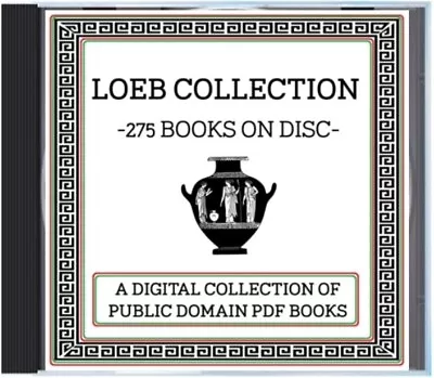 Loeb Collection On Disc - 275 Digital Books - Classical Library Portable Lot Set • $14.99