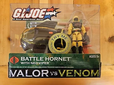 GI JOE Valor Vs Venom BATTLE HORNET W/Neo-Viper! NIP! Hasbro (See Description) • $28