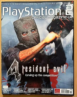 Official PlayStation 2 Magazine #65 November 2005 | Resident Evil 4 | 50 Cent • £5.99