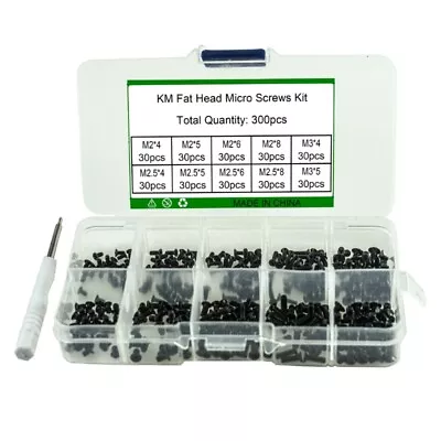 Essential Assortment Of 300pcs Short Screws Micro Screws Set For DIY Enthusiasts • $9.52