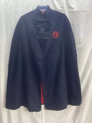 Vtg 40s Women’s Nurse Uniform Wool Cape CSN Patch Standard Apparel Blue Red • $254.68