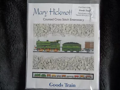 Mary Hickmott Designs GOODS TRAIN Cross Stitch Chart Railway • £7.99