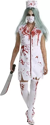 Morph Zombie Nurse Costumes For Women  DEAD Nurse  Halloween XL • £13.99