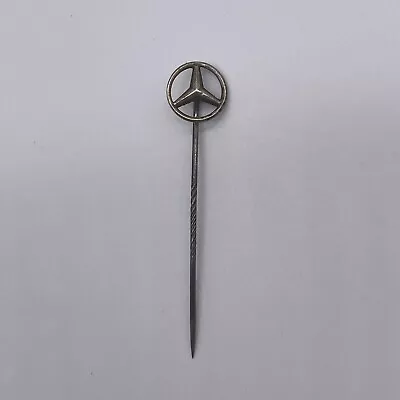 Vintage Mercedes Benz Logo Emblem Metal Automotive Lapel Hat Stick Pin • $6