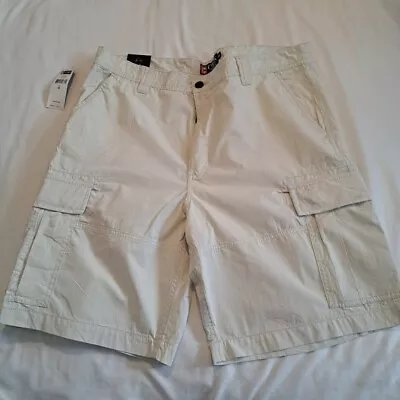 Chaps Men's Cargo Shorts Size 38 Waist Flat Front Lots Of Pockets NEW • $17.50