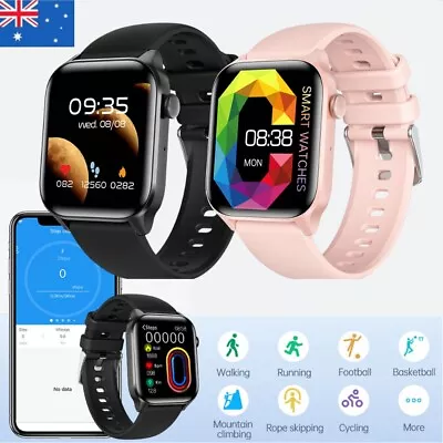 Bluetooth Call Smart Watch Waterproof Heart Rate Fitness Tracker For Android IOS • $27.99