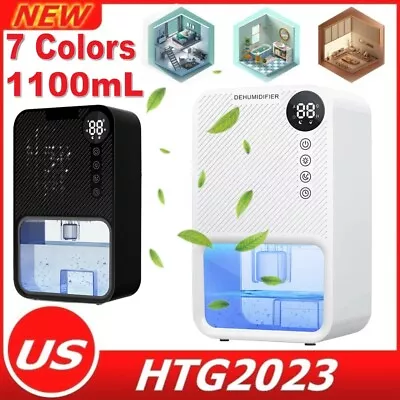 1100ml Electric Dehumidifier Portable Small Dehumidifier With Digital Display US • $49.39