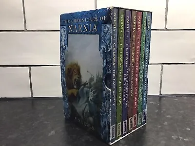 The Chronicles Of Narnia Book Box Set Of 7 Books C S Lewis Children’s Fantasy • £7.99