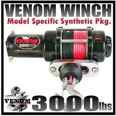 3000lb Venom Atv Winch 2014-23 Honda Foreman Trx500 & Trx520 • $229.99