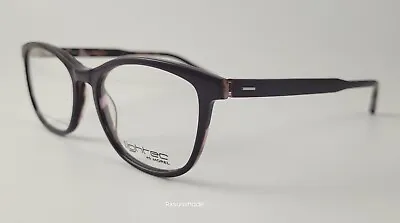 Morel Eyeglasses Lightec NEW 30006L Color PT22 Black Pink Havana Cat Eye 51 • $59.79