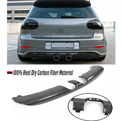 VW Volkswagen Golf 5 R32 MK5 05-09 REAL CARBON Rear Diffuser Bumper Lip Fit For • $273.78