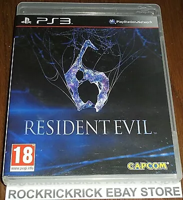 Playstation 3 Game Resident Evil 6 Includes Manual • $13