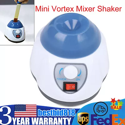 Mini Vortex Mixer Shaker Oscillator Touch Mode For Chemical Laboratory 3000 RPM • $34