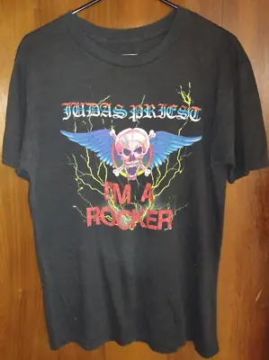 Vintage Judas Priest 1988 Rocker Ram It Down Shove It Up Shirt RARESIZE:MMINT! • $120