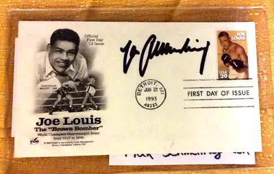 Max Schmeling Signed 1st Day Issue Envelope Of Joe Lewis Boxing Autograph JSA • $75