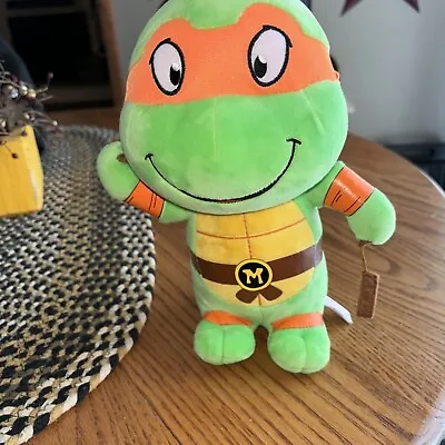 Ty  Michaelangelo Teenage Mutant Ninja Turtle Plush Orange Bandana Stuffed • $0.99