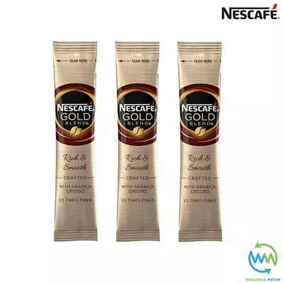 NESCAFE GOLD Blend Individual COFFEE Sachets CUP Instant Sticks SACHET Blend NEW • £52.99