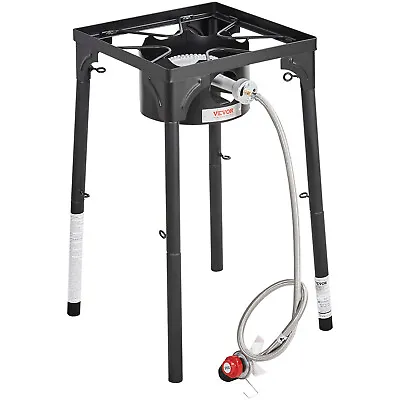 VEVOR Portable Outdoor Stove Propane 1 Burner Cooking Gas Cooker BBQ Grill • $59.99