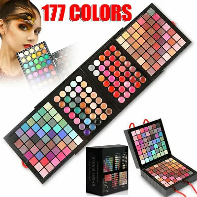 $32.59 • Buy Makeup Kit Cosmetic Set Girls Eyeshadow Palette Lipstick Beauty Case 177 Colour