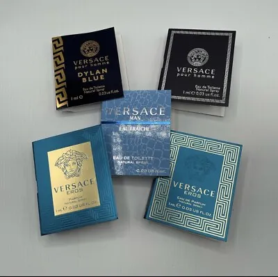 Men's 5PC Versace Perfume Sample Set-NEW • $17.99