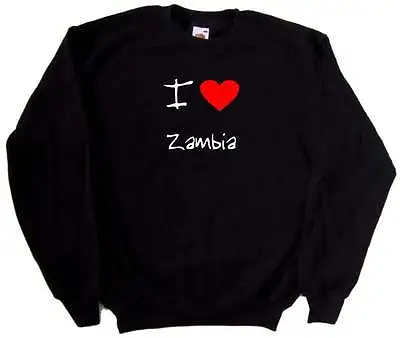 I Love Heart Zambia Sweatshirt • $17.39