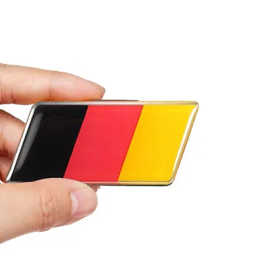 1x Car German Flag Badge Emblem Sticker Auto Front Grille Bumper Decal Universal • $5.68