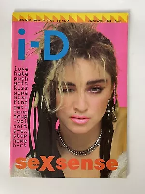 Madonna Cover March 1984 I-D Mag No. 15 Madonna Sexsense Terry Jones FIORUCCI • $350