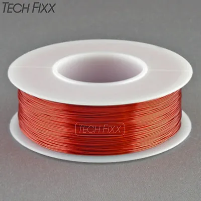 Magnet Wire 28 Gauge AWG Enameled Copper 500 Feet Coil Winding & Crafts 4oz Red • $8.70