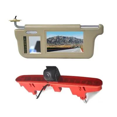 Sun Visor Rear View Monitor &Reverse Camera For Peugeot Partner Citroen Berlingo • $199