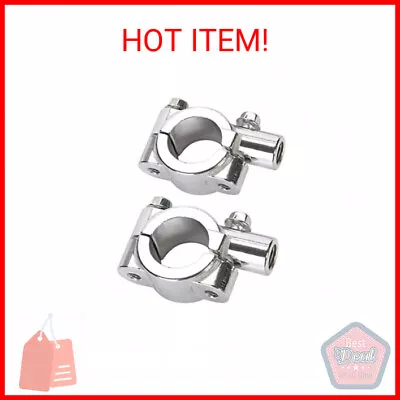 Universal Motorcycle Handlebar Mirror Mount 10mm 7/8  Aluminum Clamp • $8.01