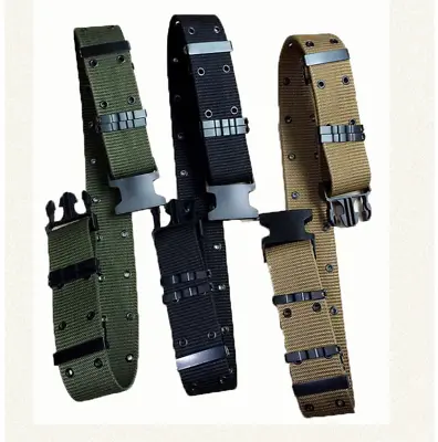 Men Heavy Duty Belt Tactical Combat Belt Police Utility Battle Belt For Military • $9.99