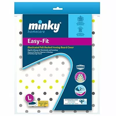 Minky Replacement Elasticated Easy Fit Ironing Board Cover 122 X 38cm • £9.99