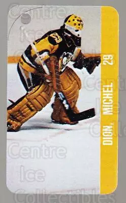 1983-84 NHL Key Tags #100 Michel Dion Dave Hannan • $1.45