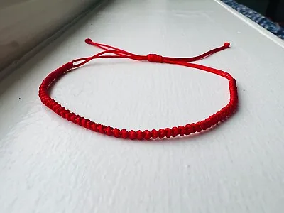 Lucky Red String Bracelets Men Women Handmade Braided Bracelet. Adjustable • $3.69